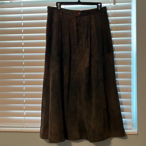 Authentic Austrian suede skirt. EU 38 - Picture 5 of 6